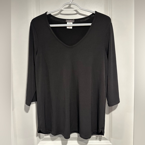 NWT - Kim & Co. Brazil Knit 3/4 Sleeve Top - Picture 2 of 6